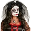 Diadema de Catrina Calavera con Velo