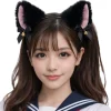 Diadema de Orejas de Gato Cascabel