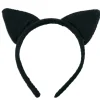 Diadema de Orejas de Gato Negro