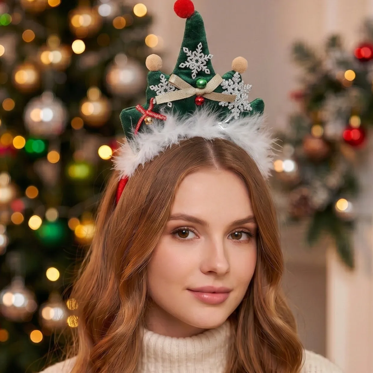 Diadema de Árbol de Navidad