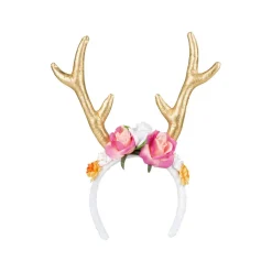 Diadema de Reno con Flores