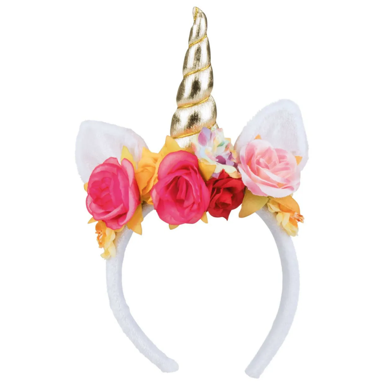Diadema de Unicornio con Flores