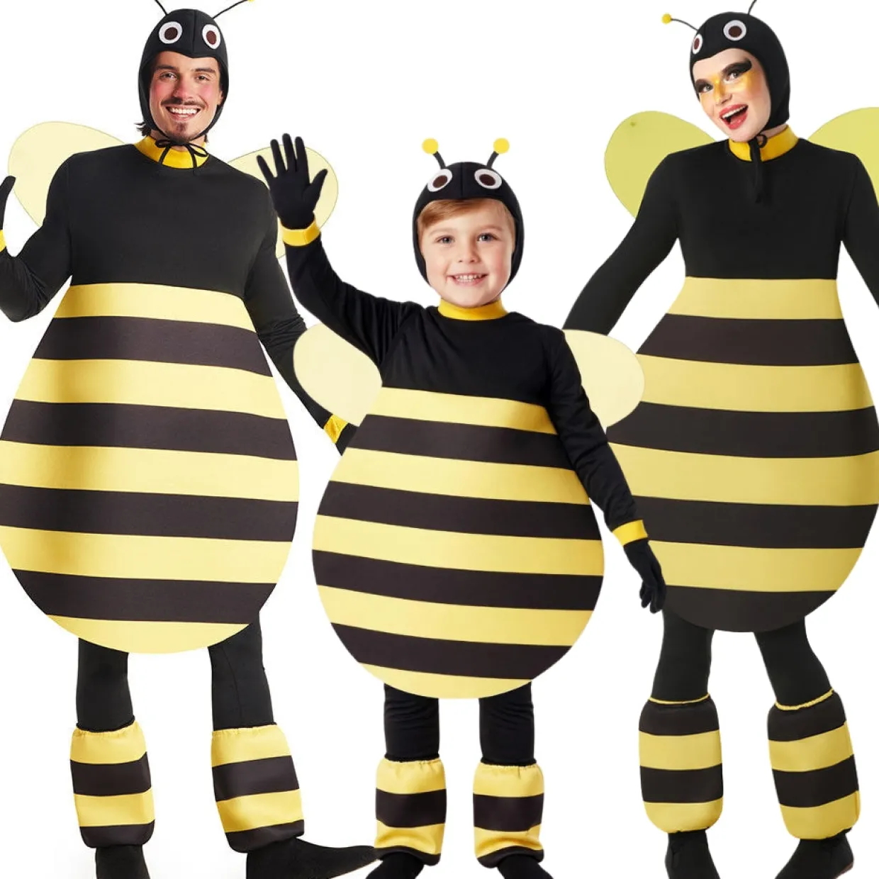 Disfraces en grupo de Abejas Rechonchas