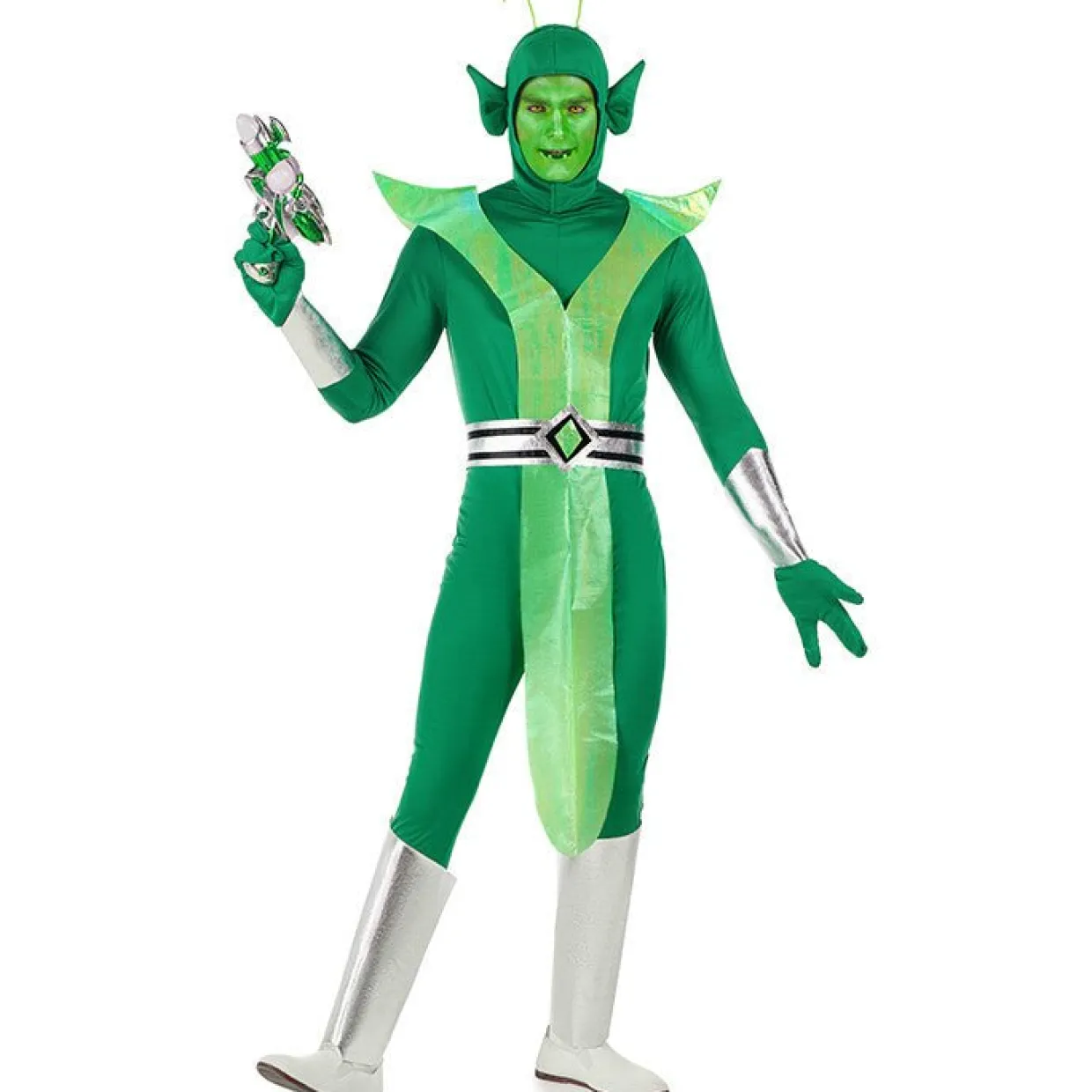 Disfraces en grupo de Alien Verdes