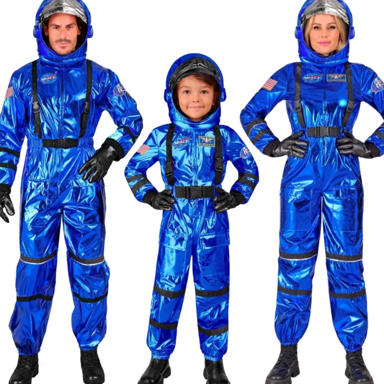 Disfraces en Grupo de Astronautas Space Azul