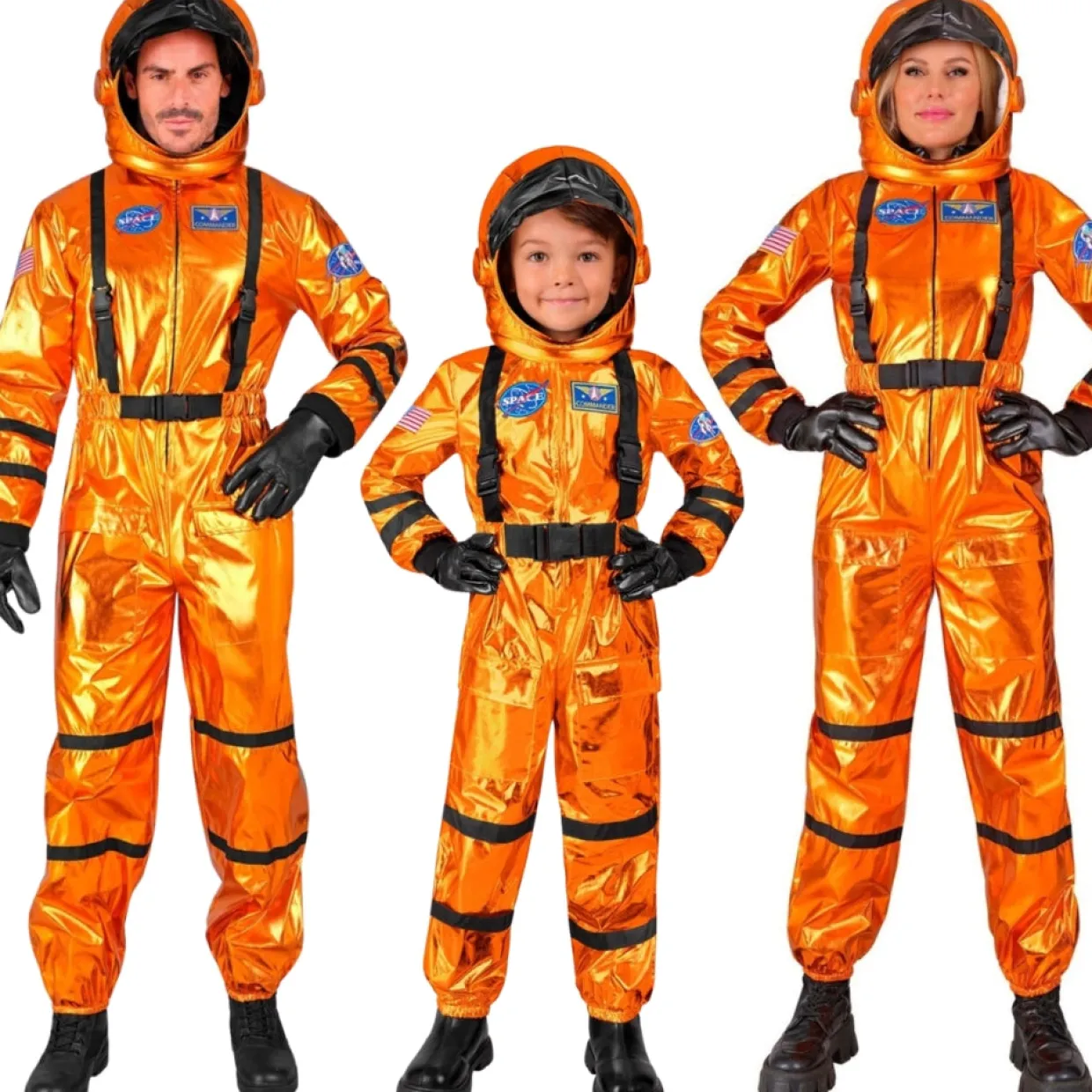 Disfraces en Grupo de Astronautas Space Naranja
