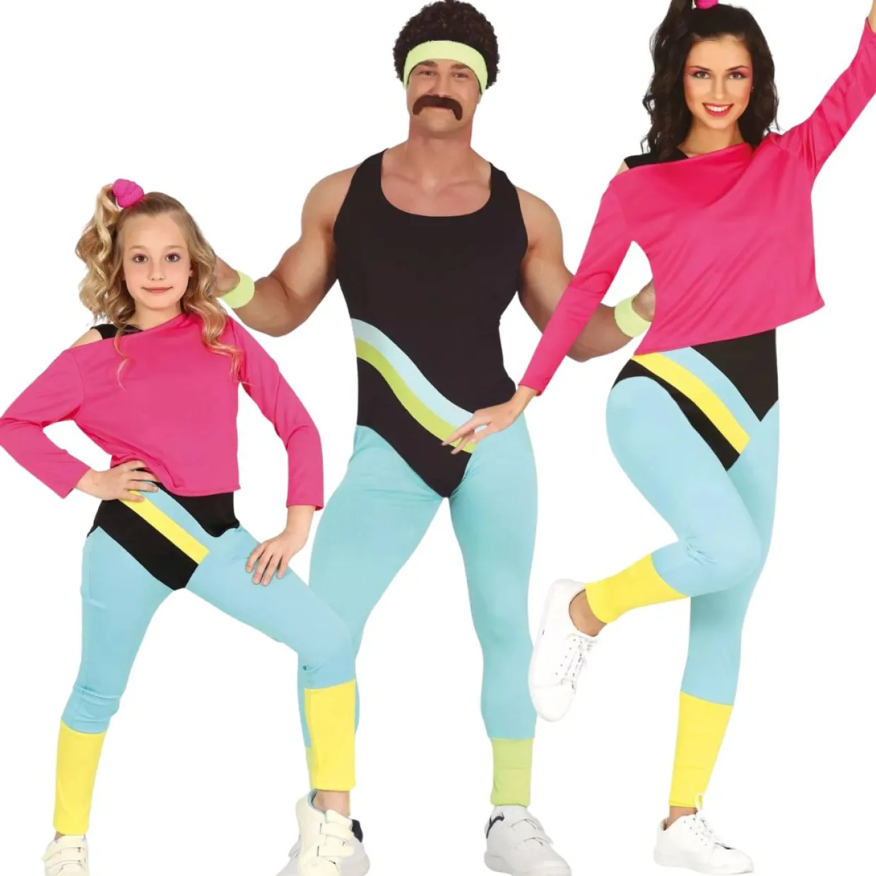 Disfraces en Grupo de Barbie y Ken Gimnastas