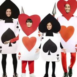 Disfraces en grupo de Cartas Corazones y Picas