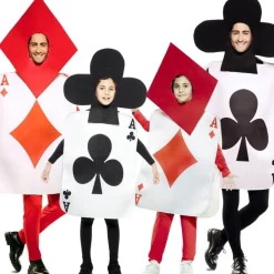 Disfraces en grupo de Cartas Diamantes y Tréboles