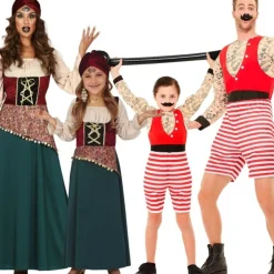 Disfraces en grupo de Circo