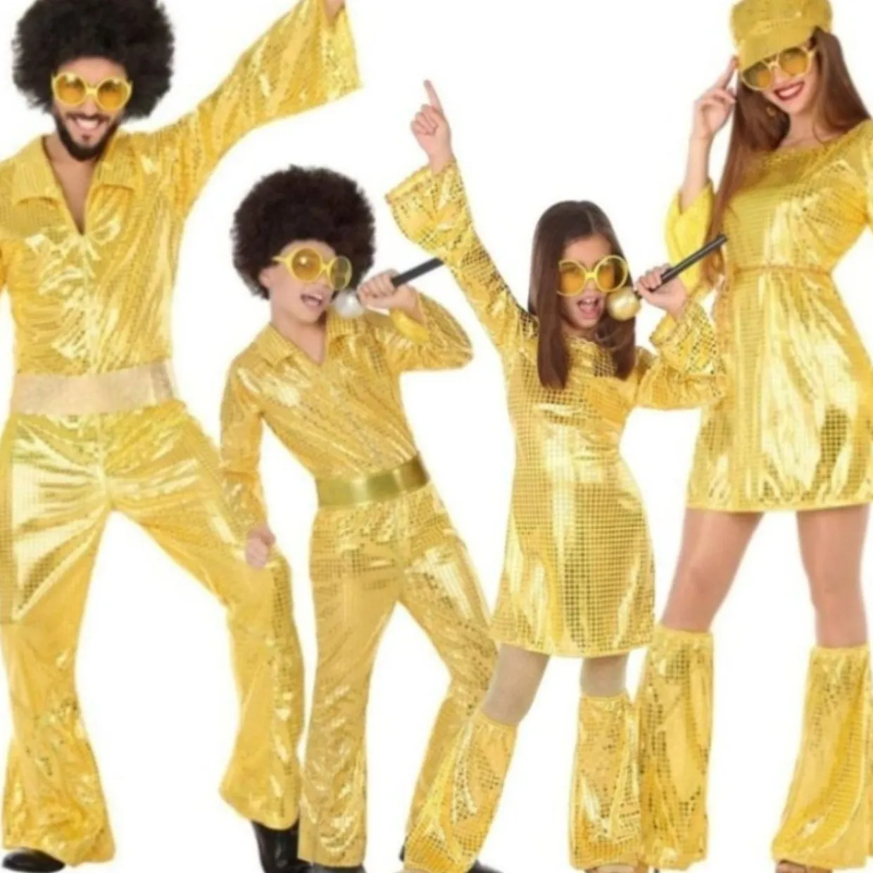 Disfraces en grupo de Disco