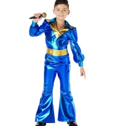 Disfraces en grupo de Disco Azules