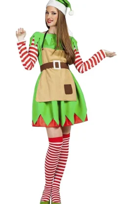 Disfraces en grupo de Elfos Claus