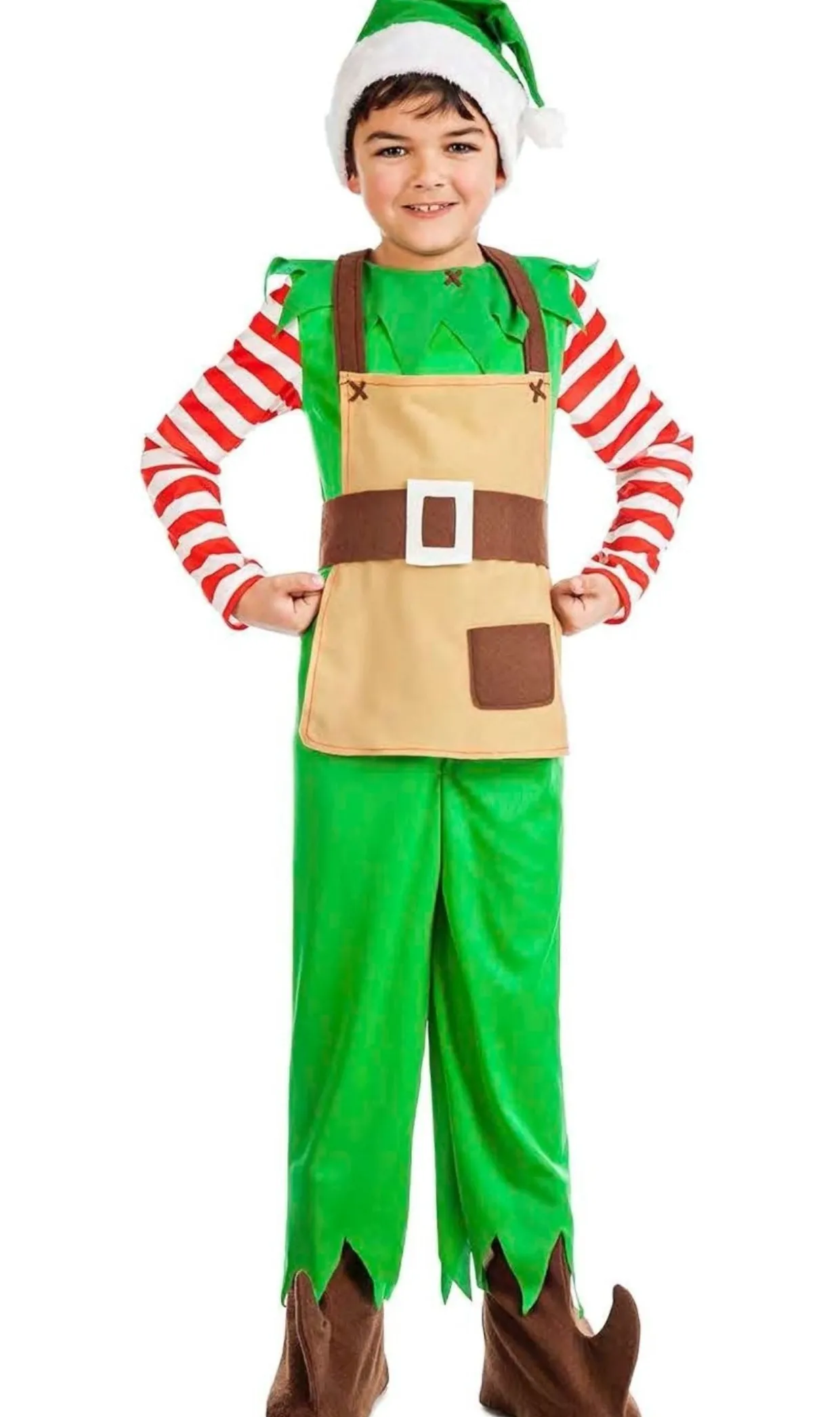 Disfraces en grupo de Elfos Claus