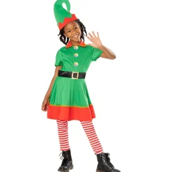 Disfraces en grupo de Elfos Navidad