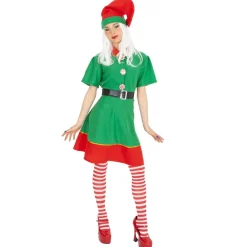 Disfraces en grupo de Elfos Navidad
