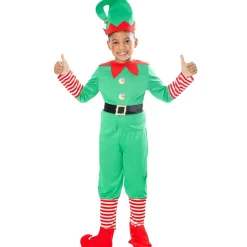 Disfraces en grupo de Elfos Navidad