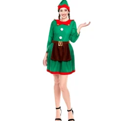 Disfraces en grupo de Elfos Navideños