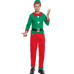 Disfraces en grupo de Elfos Navideños