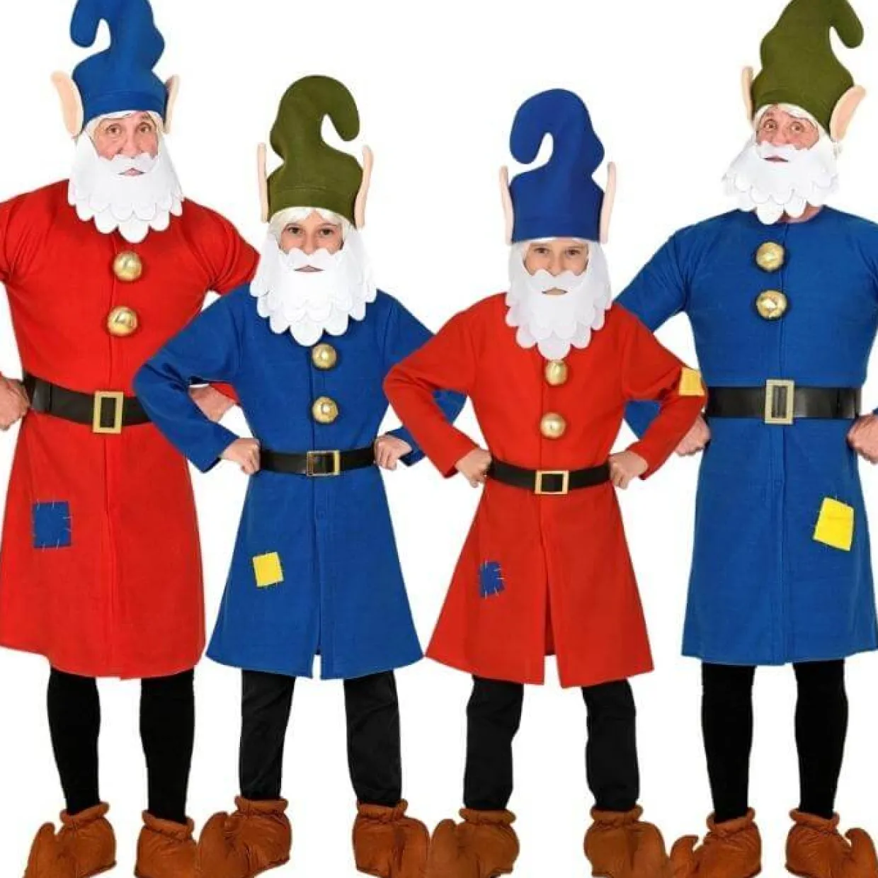 Disfraces en Grupo de Enanitos de Blancanieves