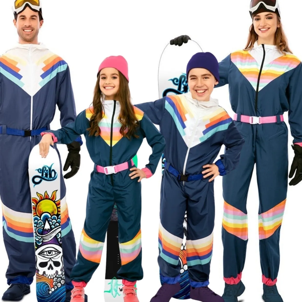 Disfraces en grupo de Esquiadores