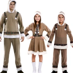 Disfraces en grupo de Esquimales Inuit