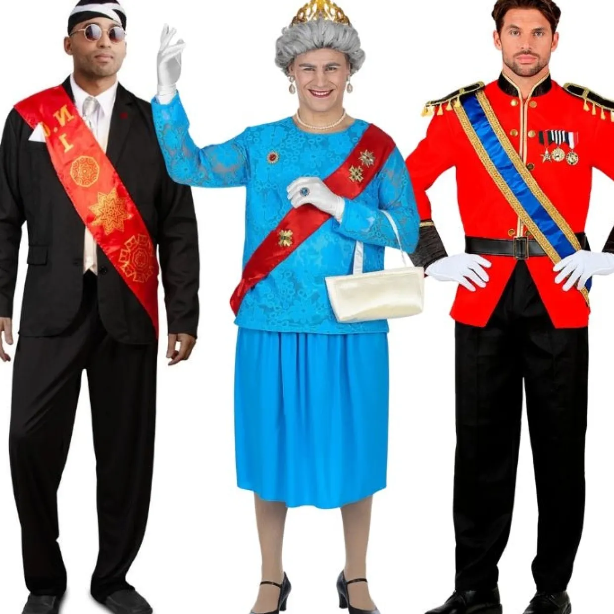 Disfraces en Grupo de Familia Real Británica