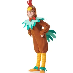 Disfraces en grupo de Gallos y Gallinas Marrones
