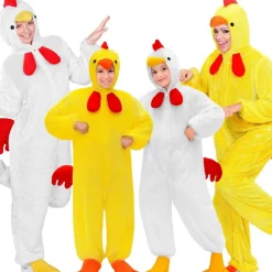Disfraces en grupo de Gallos y Gallinas Peluche
