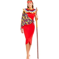 Disfraces en grupo de Guerreros Masai