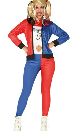 Disfraces en grupo de Harley y Joker