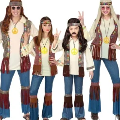 Disfraces en Grupo de Hippies Reggae