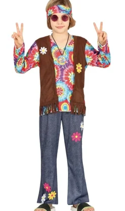 Disfraces en grupo de Hippies Happy