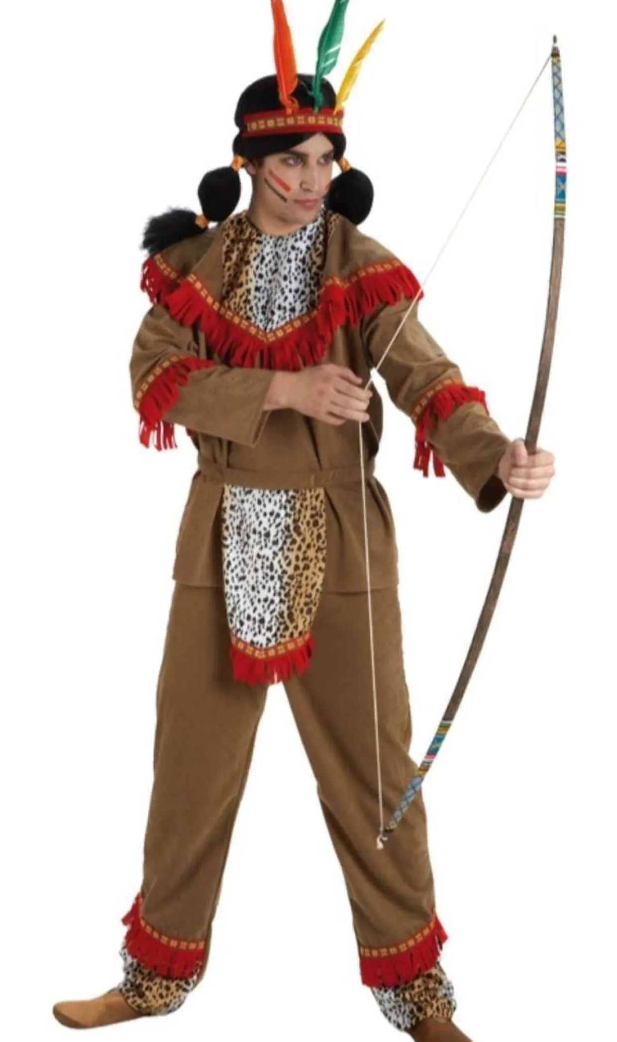 Disfraces en grupo de Indios Comanches