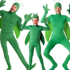 Disfraces en grupo de Insectos Verdes