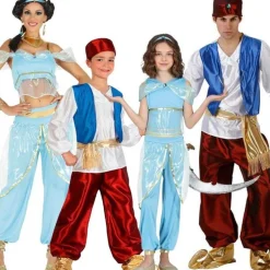Disfraces en Grupo de Jasmín y Aladdin