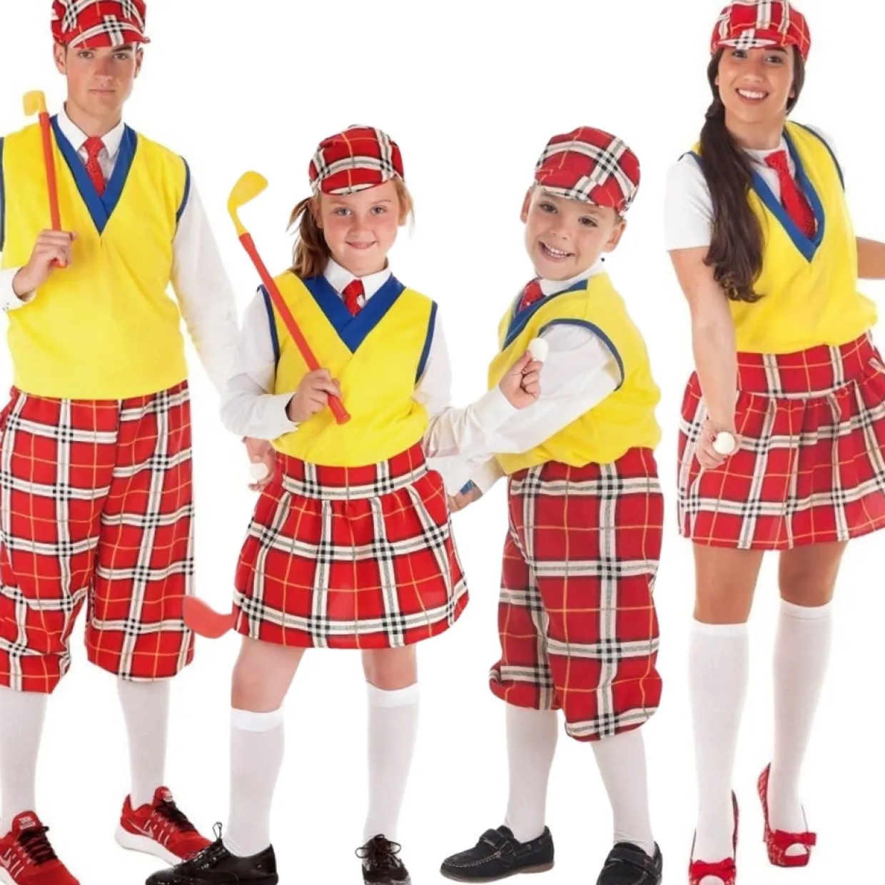 Disfraces en grupo de Jugadores de Golf