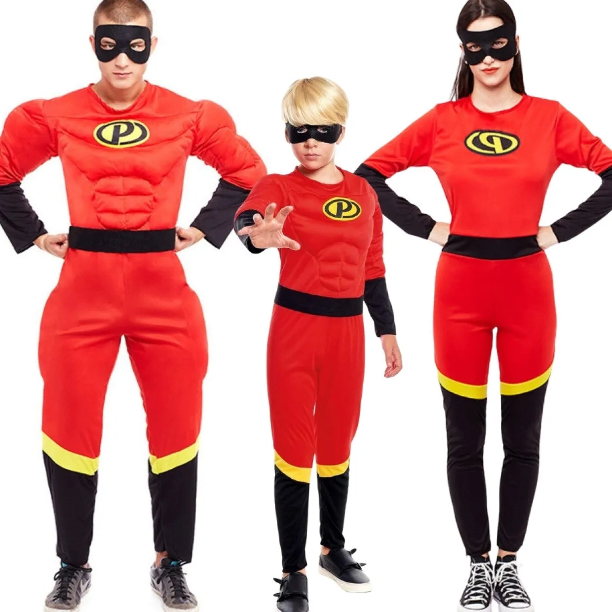 Disfraces en grupo de Los Increíbles