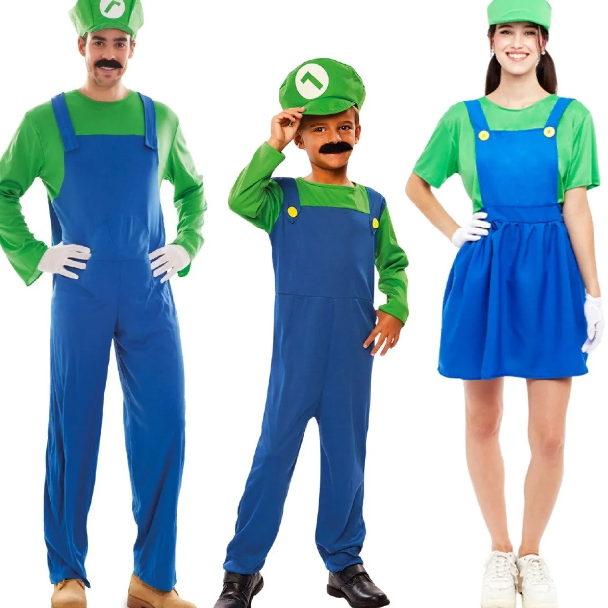 Disfraces en grupo de Luigi
