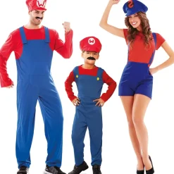 Disfraces en grupo de Mario Bros
