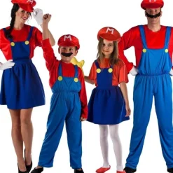 Disfraces en Grupo de Mario Videojuego