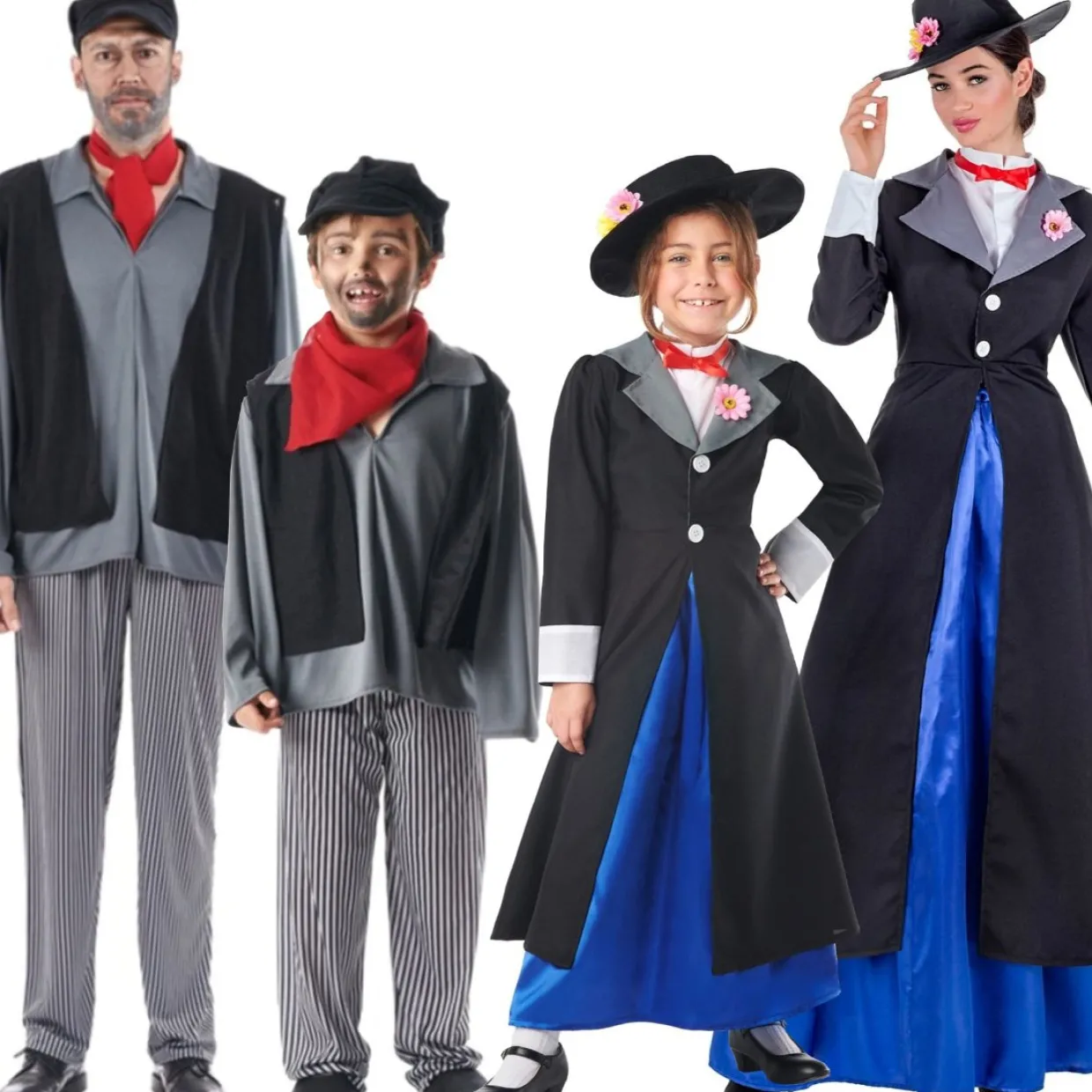 Disfraces en grupo de Mary Poppins