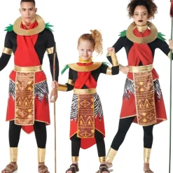 Disfraces en grupo de Masái