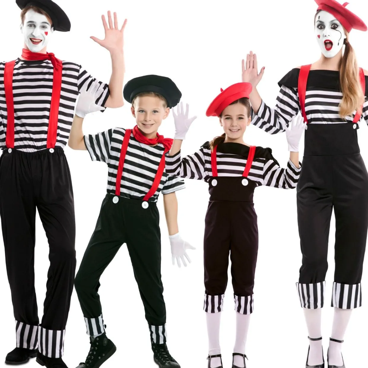 Disfraces en grupo de Mimos Divertidos