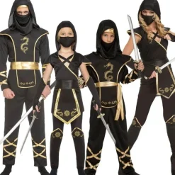 Disfraces en Grupo de Ninjas Dragón