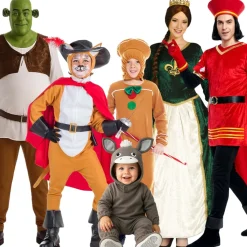 Disfraces en grupo de Ogro Shrek