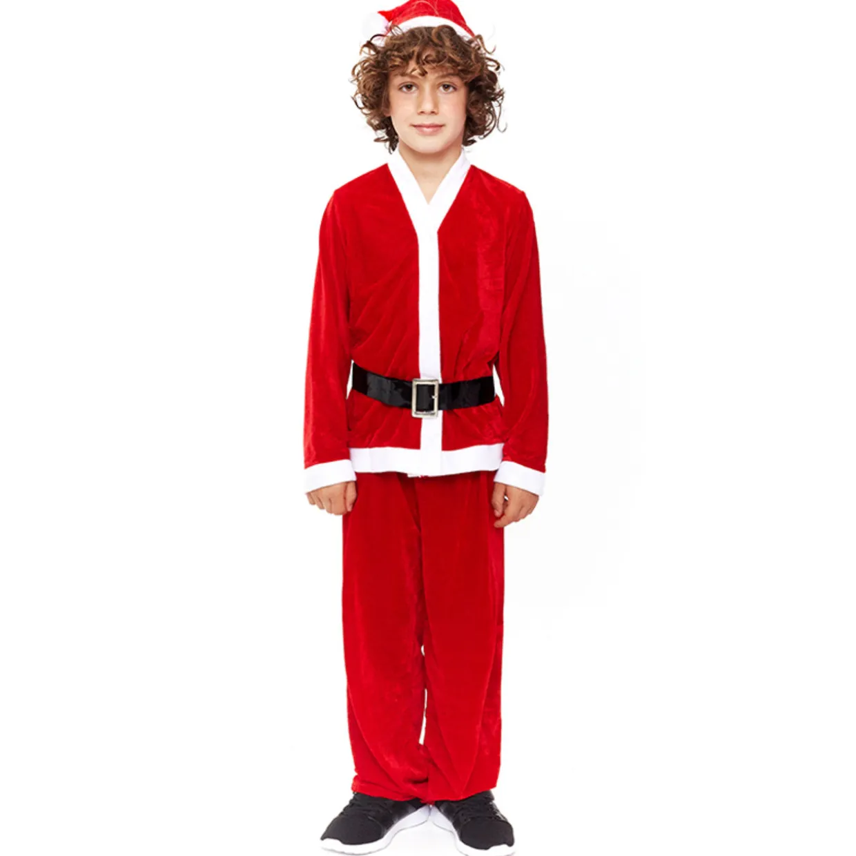 Disfraces en grupo de Papá y Mamá Noel Eco