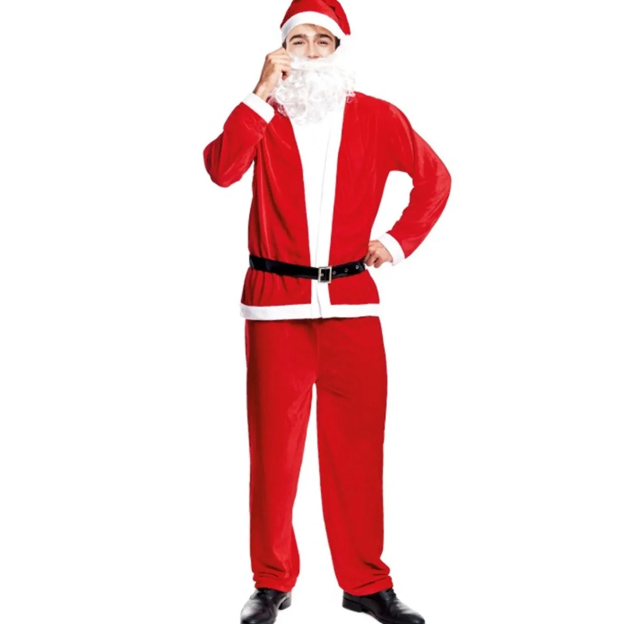 Disfraces en grupo de Papá y Mamá Noel Eco