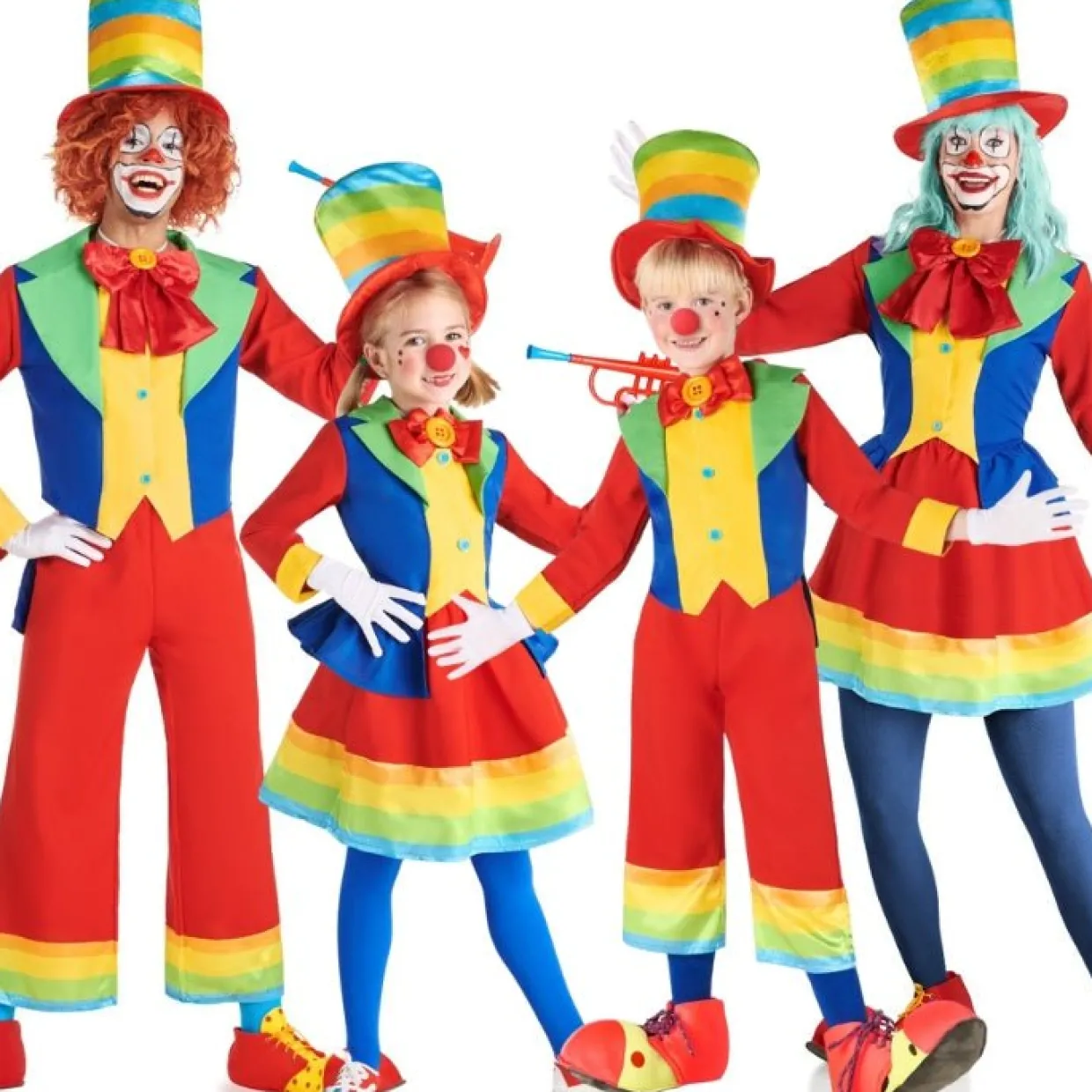 Disfraces en grupo de Payasos