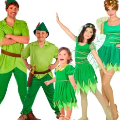 Disfraces en grupo de Peter Pan y Campanilla